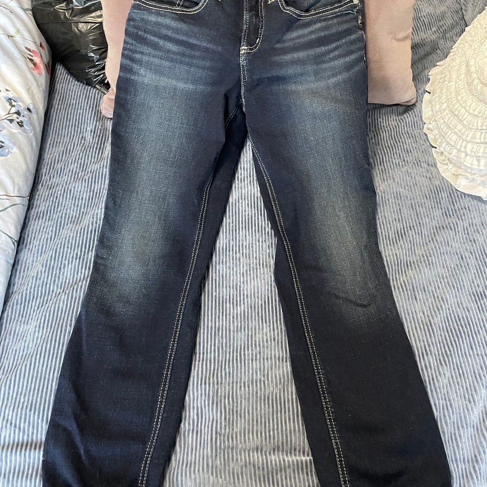 Silver boyfriend jeans